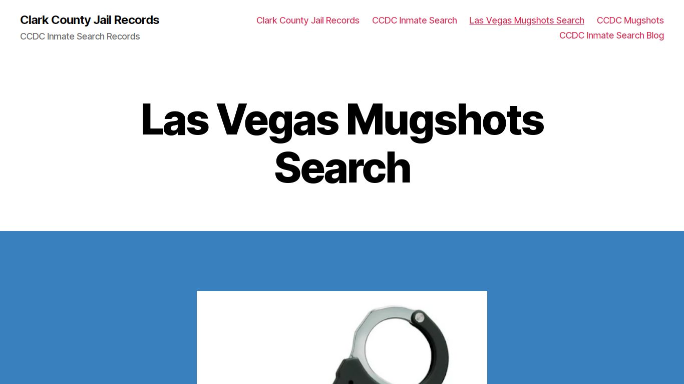 Las Vegas Mugshots Search - Clark County Jail Records