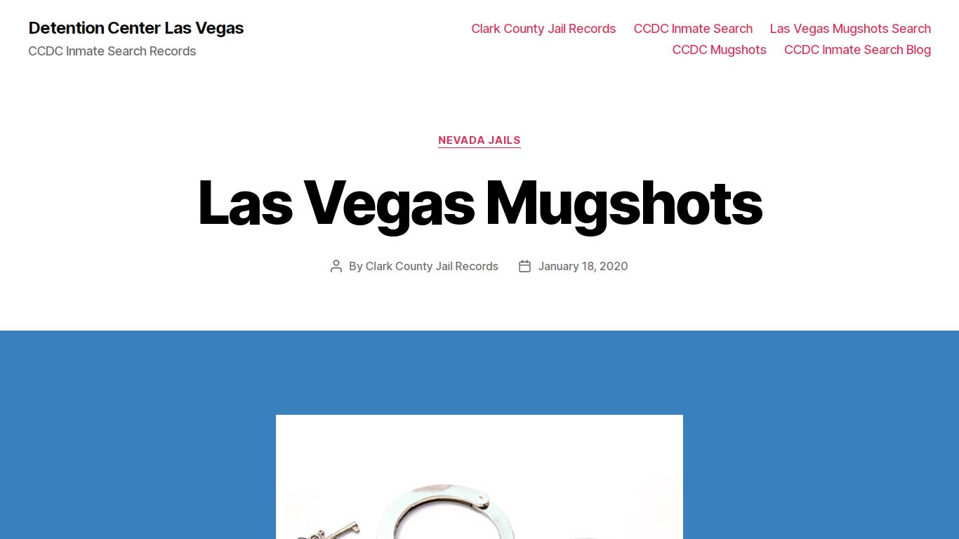 Las Vegas Mugshots - Detention Center Las Vegas